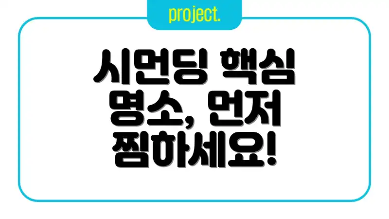 시먼딩 핵심 명소, 먼저 찜하세요!